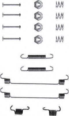 PAGID X0044 Accessory Kit, brake shoes